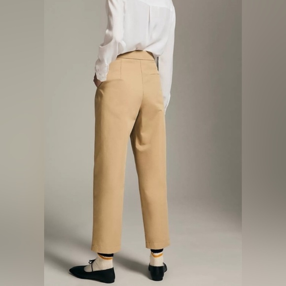 Anthropologie Equise barrel Leg Chinos Cedar Small - Picture 6 of 10